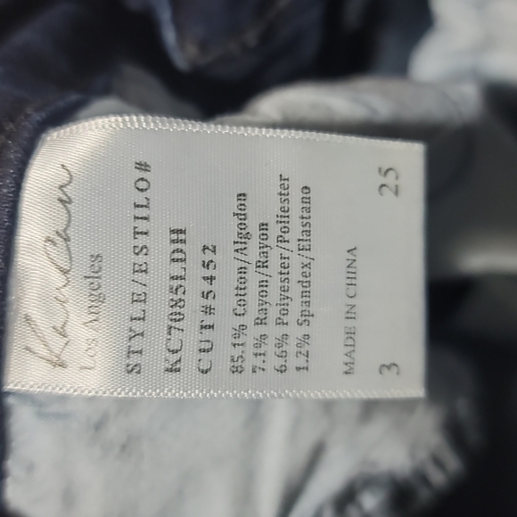 Kancan Francesca Mid Rise Super Skinny Jeans - Picture 11 of 12